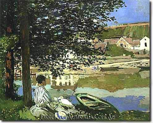 Monet | River Scene at Bennecourt