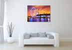 River Thames London Wall Art Print on the wall