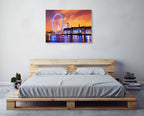 River Thames London Wall Art Print on the wall