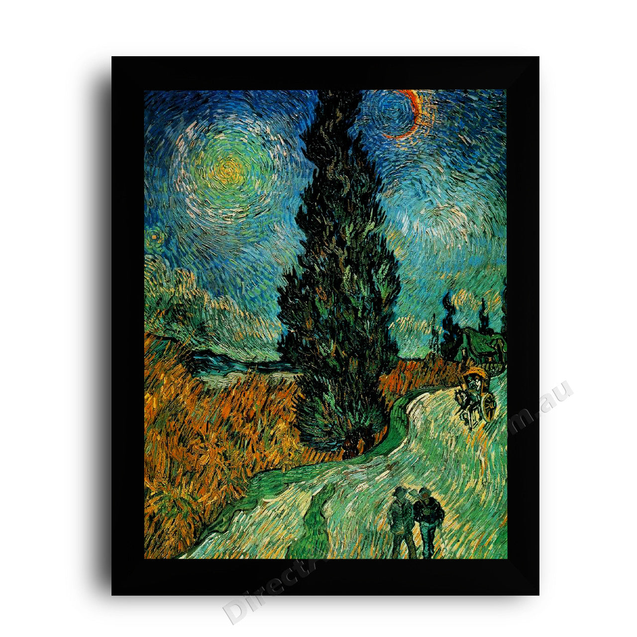 Modern Flat Black Frame