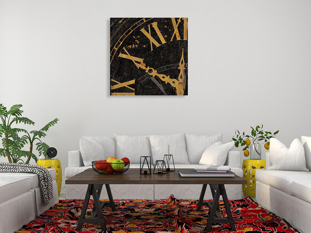 Roman Numerals II Wall Art Print on the wall