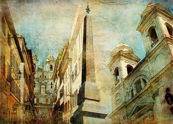 Rome Spanish Stairs Wall Print