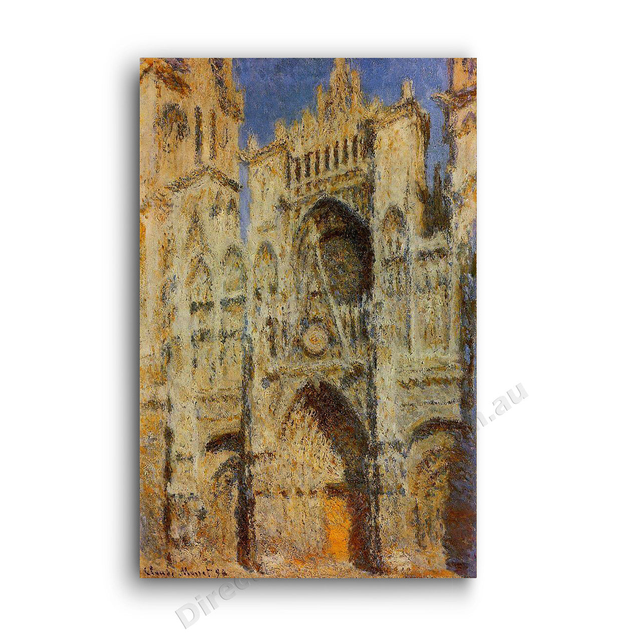 Rouen Cathedral Sunlight Effect2