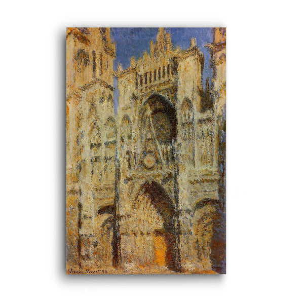 Monet | Rouen Cathedral Sunlight Effect2