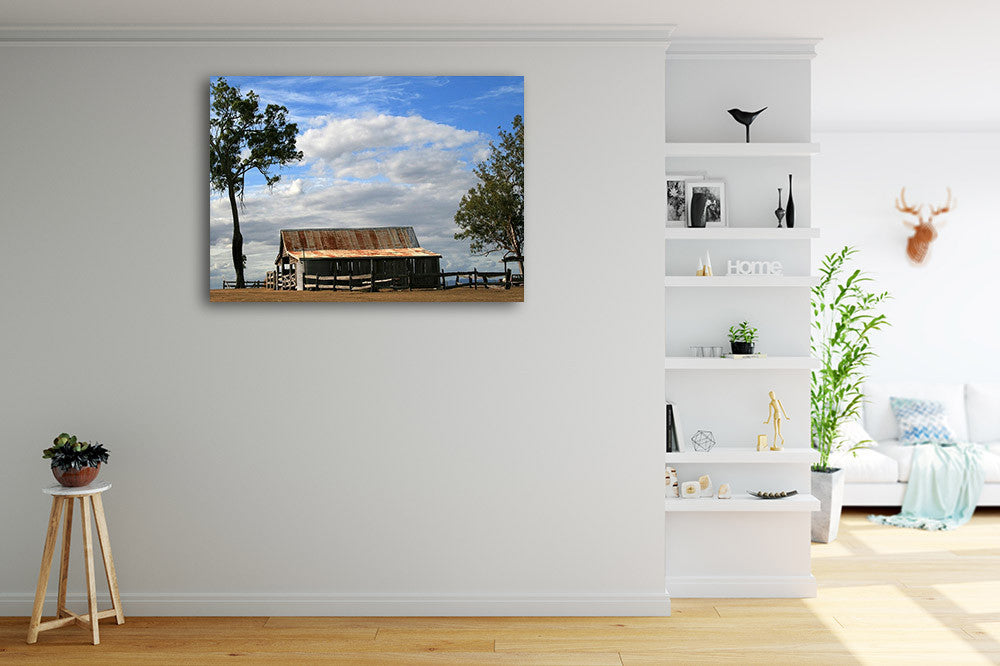 Rural Queensland Australia Wall Art Print on the wall