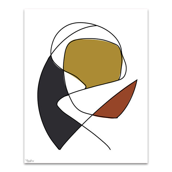 Abstract Tribeca III Wall Art Print
