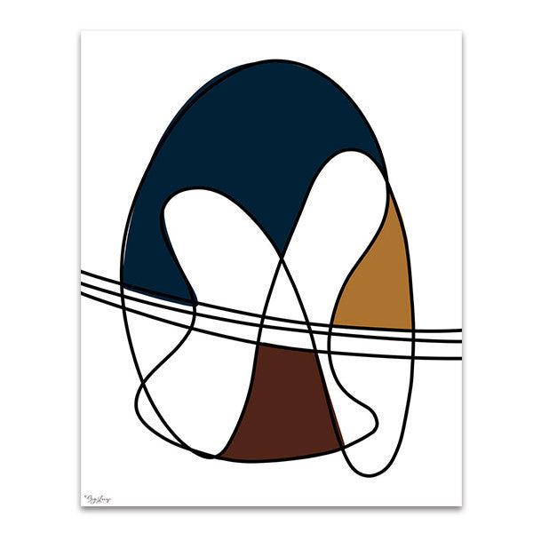 Abstract Tribeca II Wall Art Print
