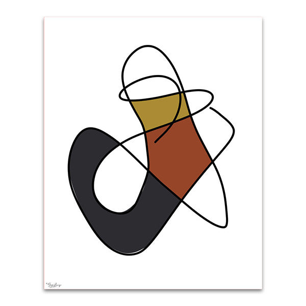 Abstract Tribeca IV Wall Art Print