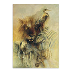 African Montage Wall Art Print