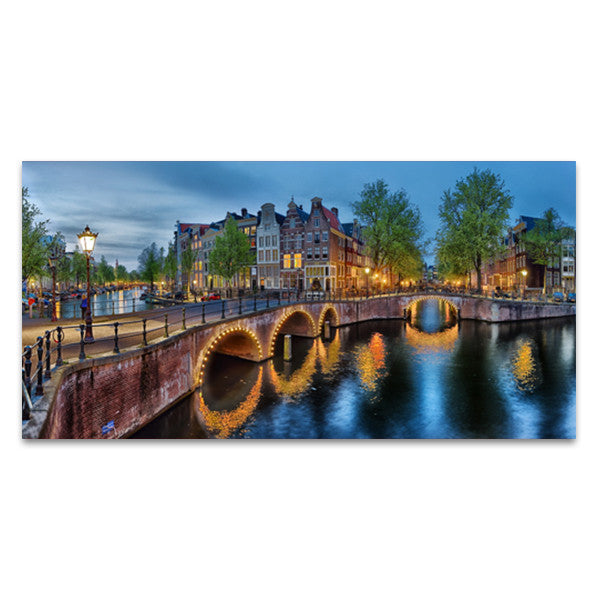 The Amsterdam Canals Wall Art Print