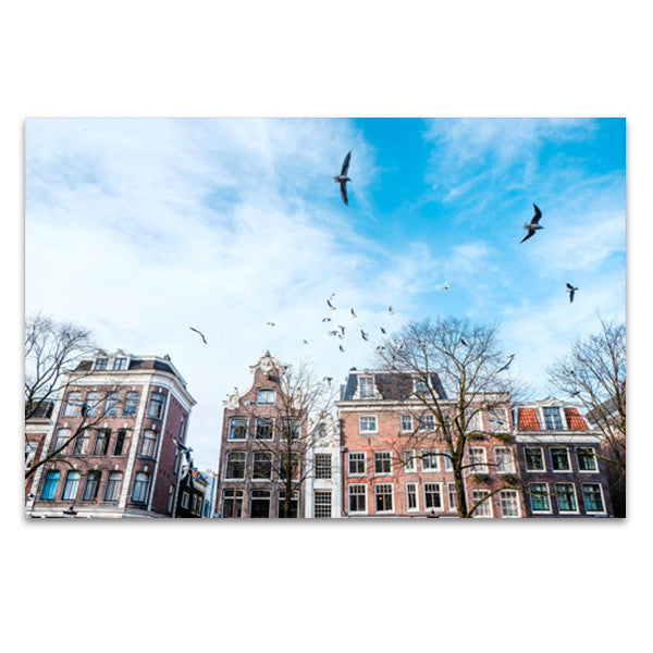 Amsterdam Reflection Wall Art Print