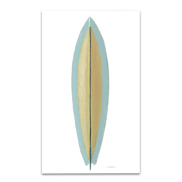 Beach Time Surfboard II Wall Art Print