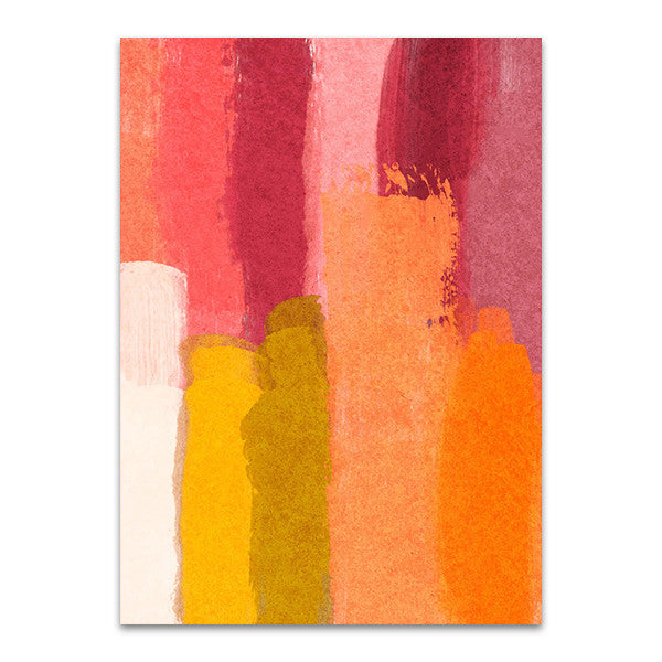 Blushing Smears Wall Art Print