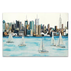 Boat City Wall Art Print