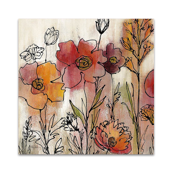Contemporary Botanical Cream II Wall Art Print