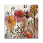 Contemporary Botanical Cream II Wall Art Print