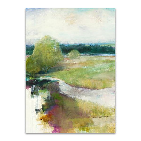 Crossing The Stream Wall Art Print