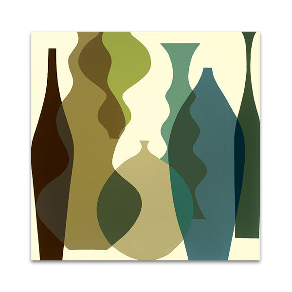 Floating Vases III Wall Art Print