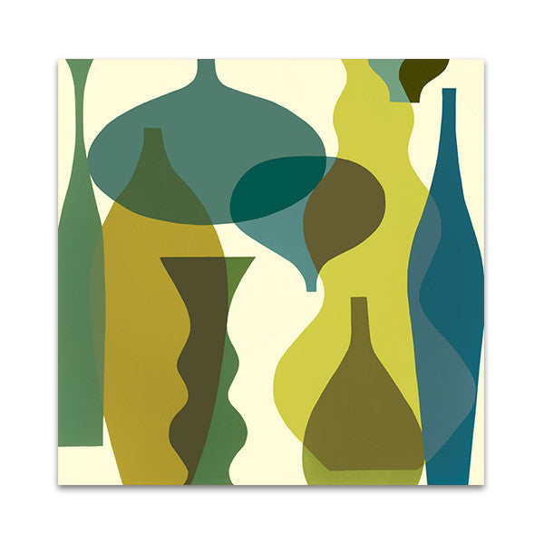 Floating Vases IV Wall Art Print