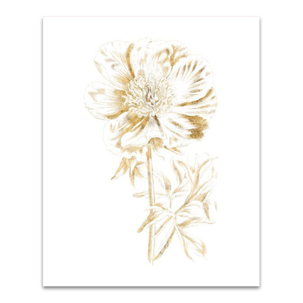Gilded Botanical VIII Wall Art Print