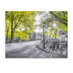 Green Amsterdam Wall Art Print