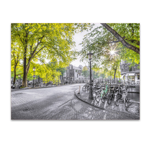 Green Amsterdam Wall Art Print