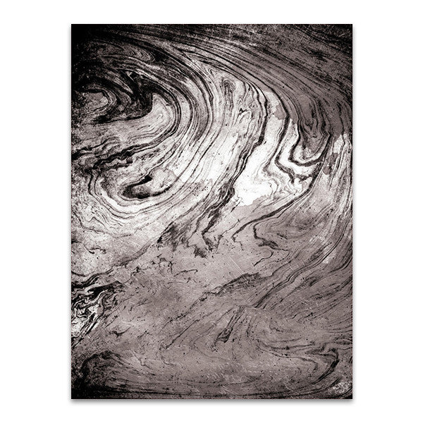 Grey Sea Marble Wall Art Print