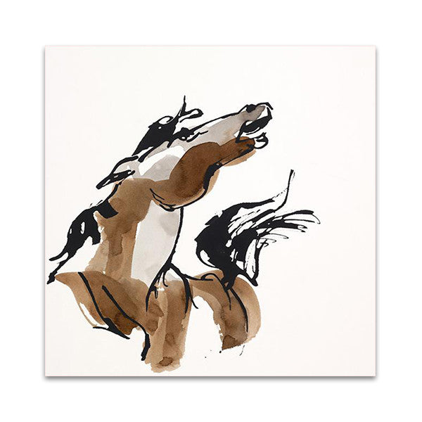 Horse Courage Wall Art Print