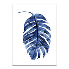 Indigo Palm II Wall Art Print