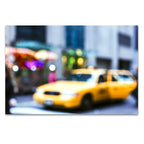 Lights of the City Taxi Wall Art Print