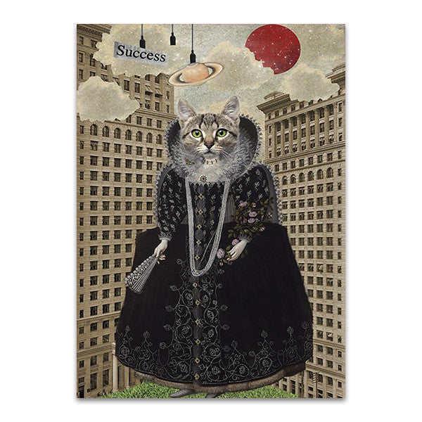 Lost in the City Wall Art Print