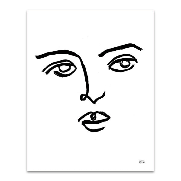 Making Faces VI Wall Art Print 