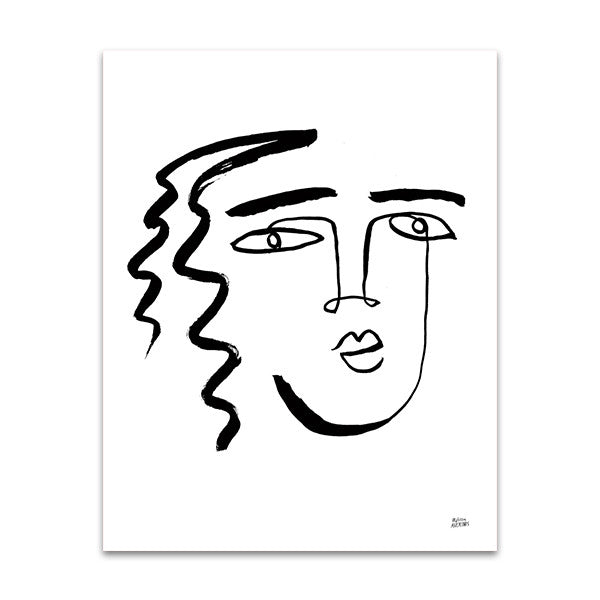 Making Faces V Wall Art Print
