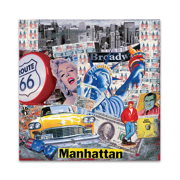 Manhattan Story Wall Art Print