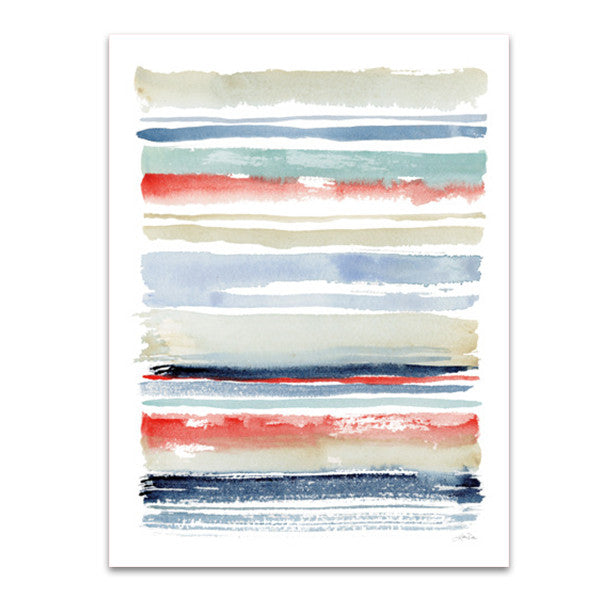 Nautical Stripes Wall Art Print