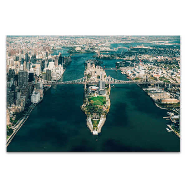 New York Roosevelt Island Wall Art Print