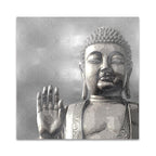 Silver Buddha Wall Art Print