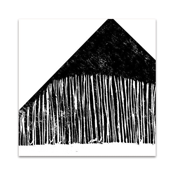 Starkly Lined A Wall Art Print