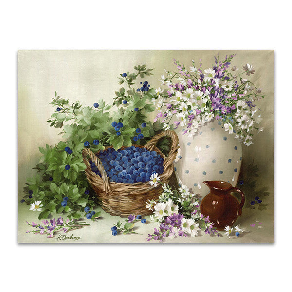 Still Life With Berries Wall Art Print
