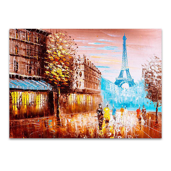 Street Views of Paris Wall Art Print