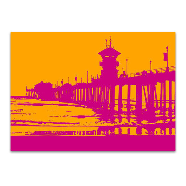 Sunset Pier Wall Art Print