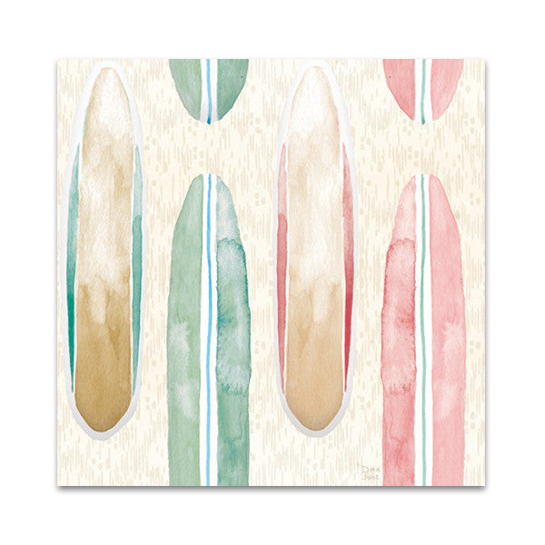 Surfs Up Pattern VIIIA Wall Art Print