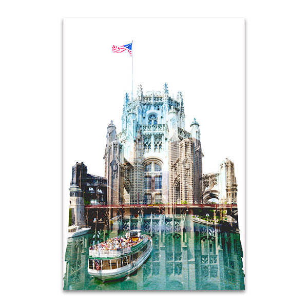 Tribune Tower Wall Art Print
