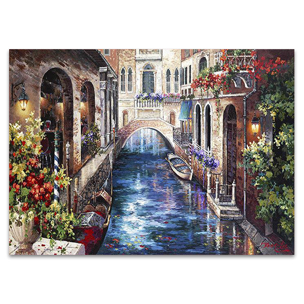 Venice Bridge Wall Art Print