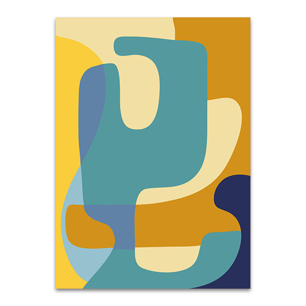 Vibrant Theory I Wall Art Print
