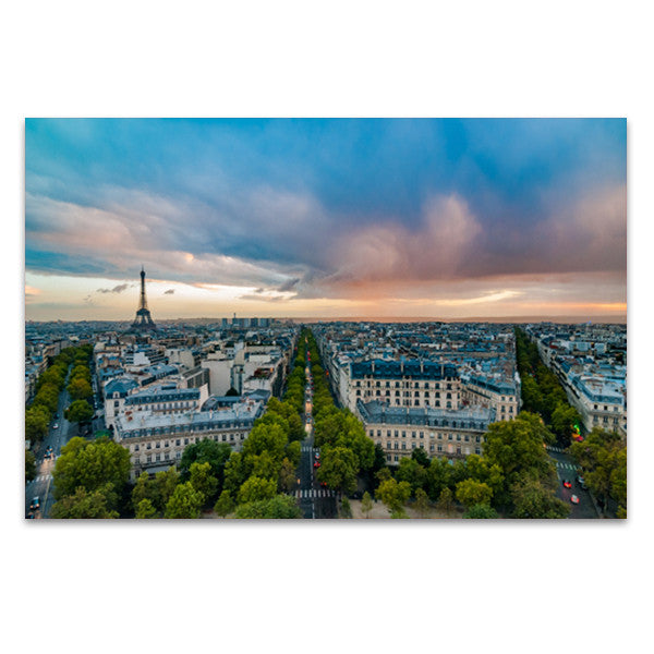 View on Paris Wall Art Print