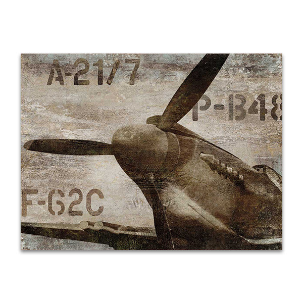 Vintage Airplane Wall Art Print