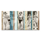 Vintage Running Wall Art Print