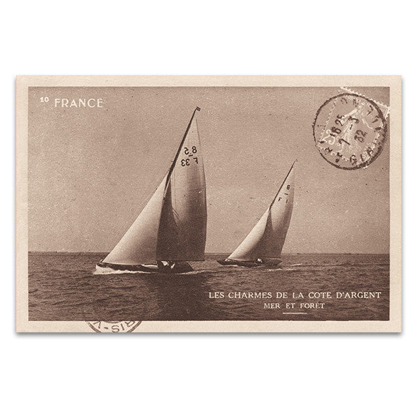 Vintage Sailing I Wall Art Print