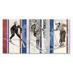 Vintage Skiing Wall Art Print